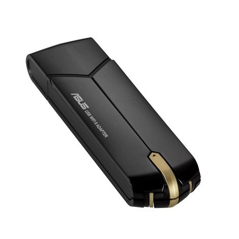 Asus | Wireless Dual-band | USB-AX56 AX1800 (No cradle) | 802.11ax | 1201+574 Mbit/s | Mbit/s | Ethernet LAN (RJ-45) ports | Mes - 3